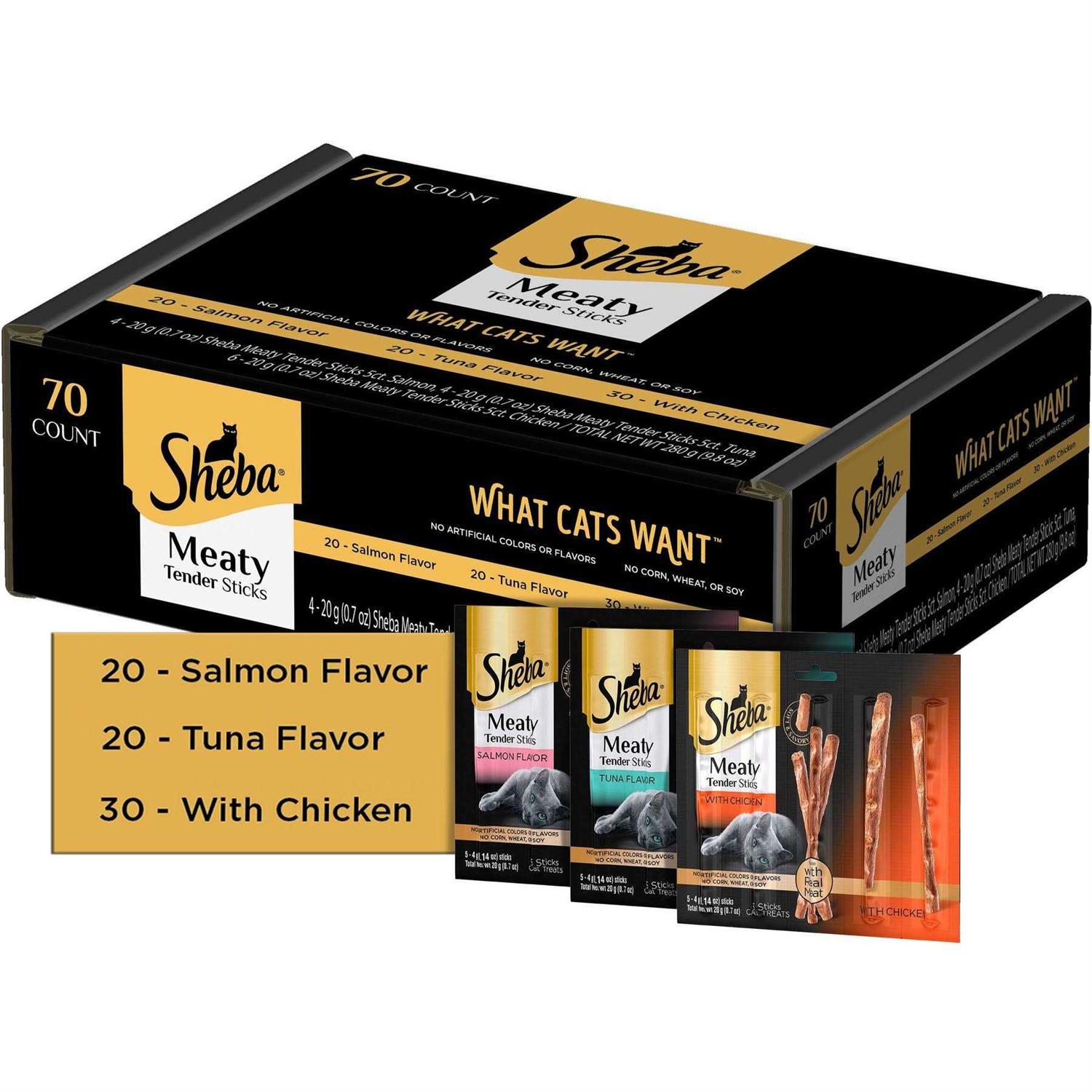 Sheba Treats Meaty Sticks Variety Pack