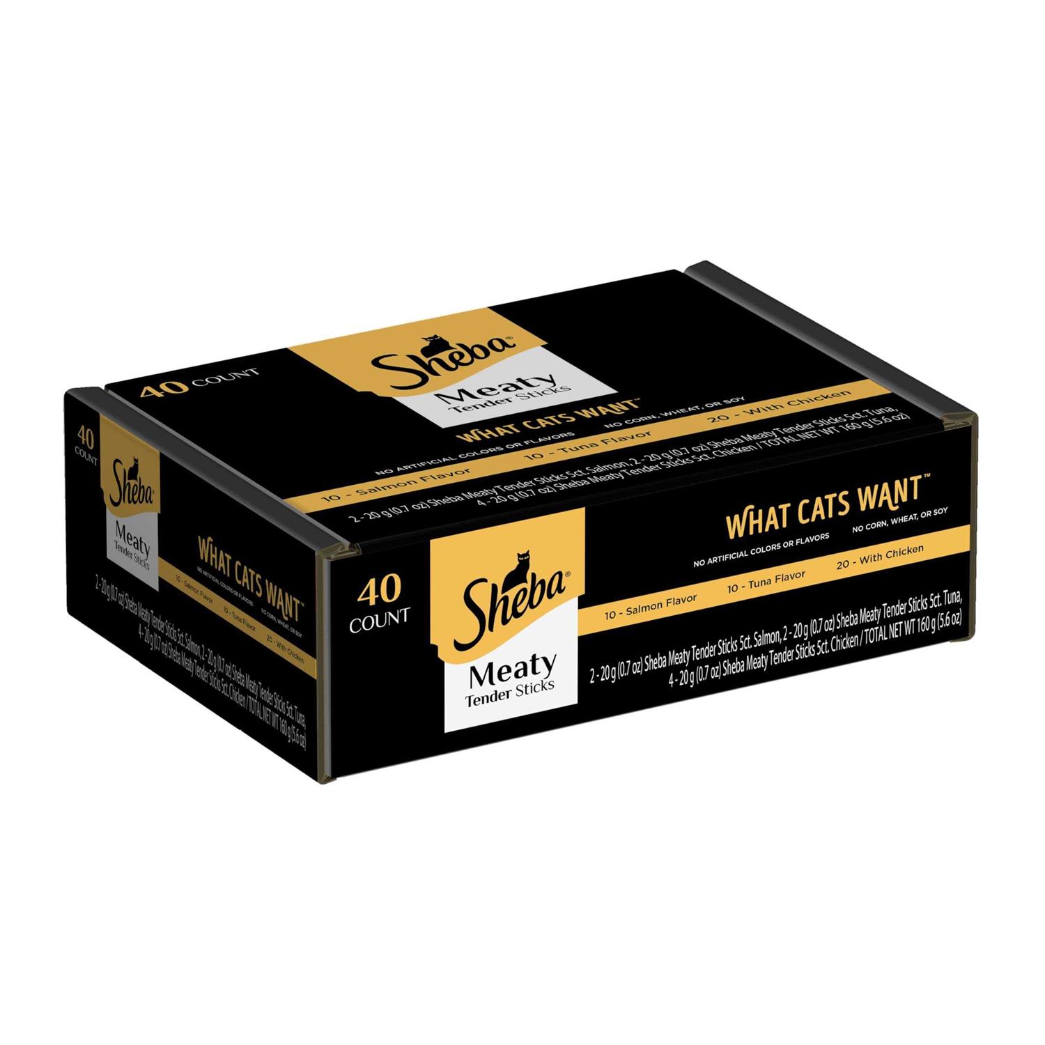 Alternative view of Sheba Treats Meaty Sticks Variety Pack