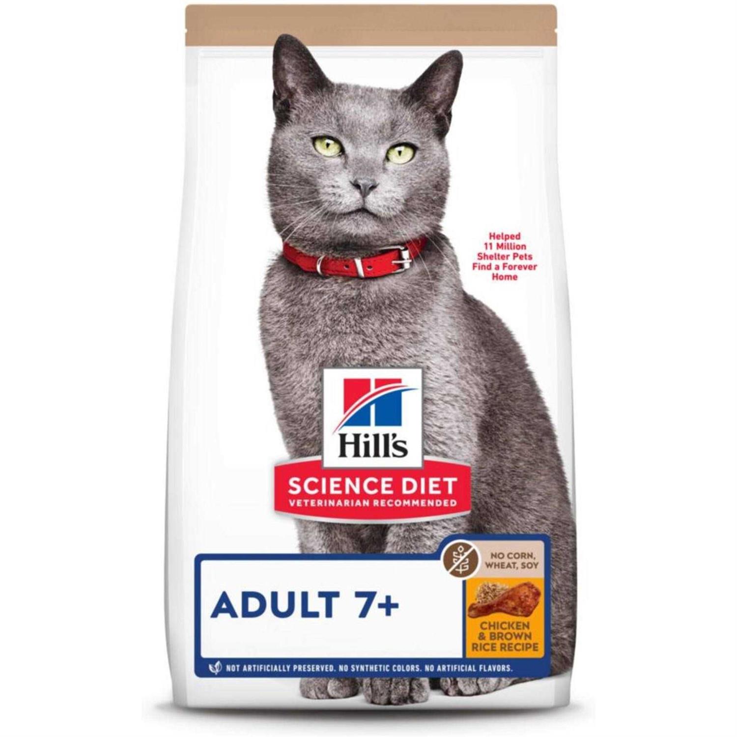 Hill's Science Diet 7+ No Wheat Corn Soy Cat Food