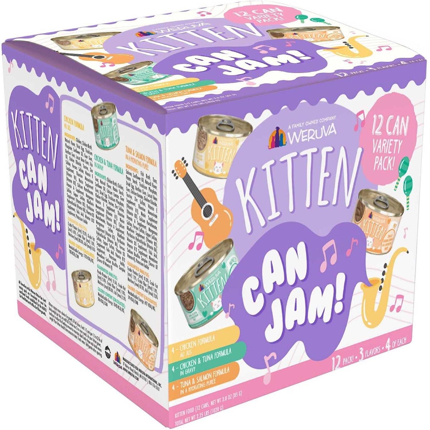 Weruva Kitten Can Jam Variety Pack Wet Cat Food