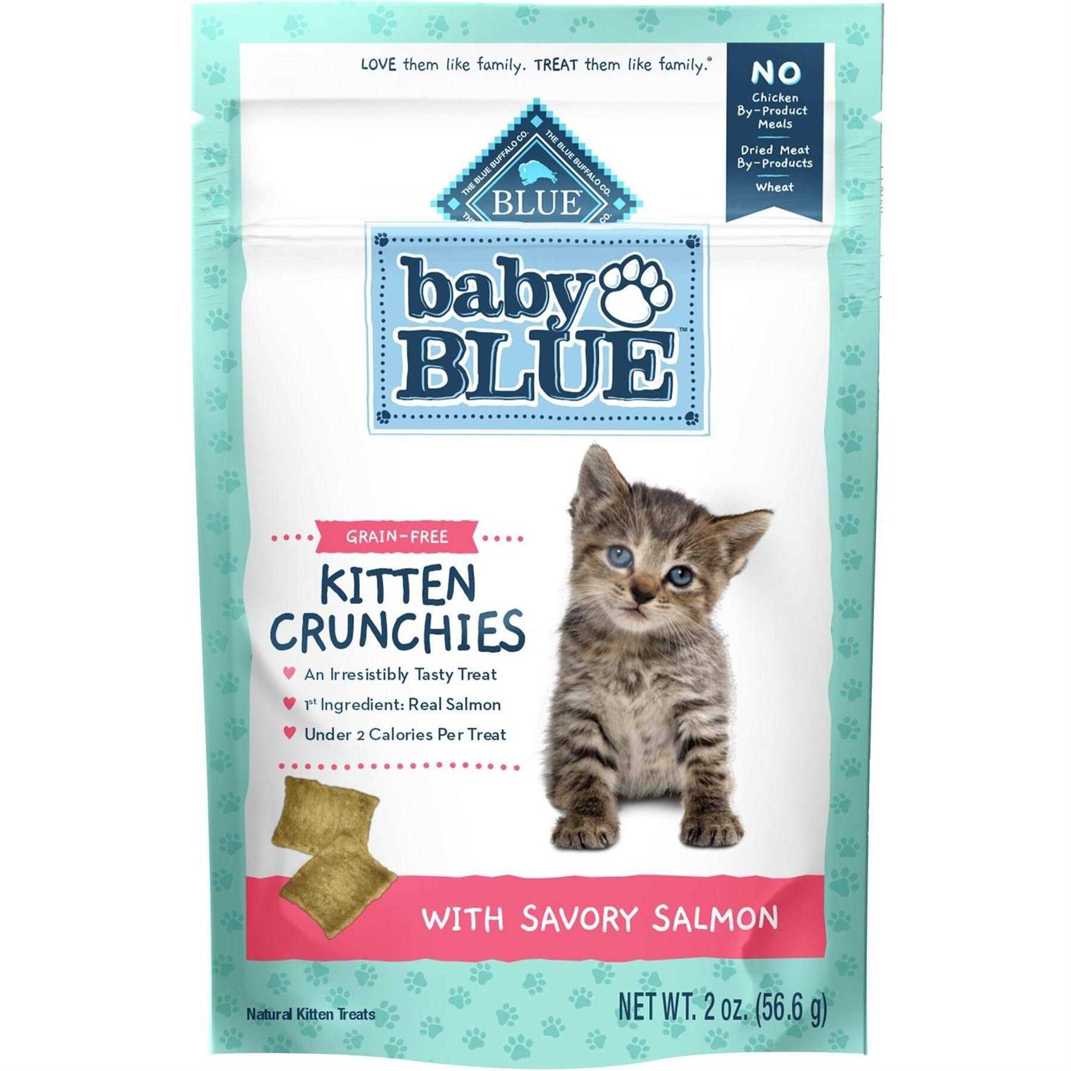 Blue Buffalo Baby Blue Crunchies Grain Free Savory Salmon Kitten Treats