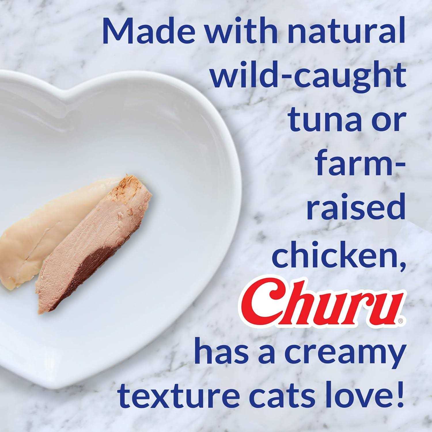 Alternative view of Inaba Churu Hairball Control Cat Treat Tuna