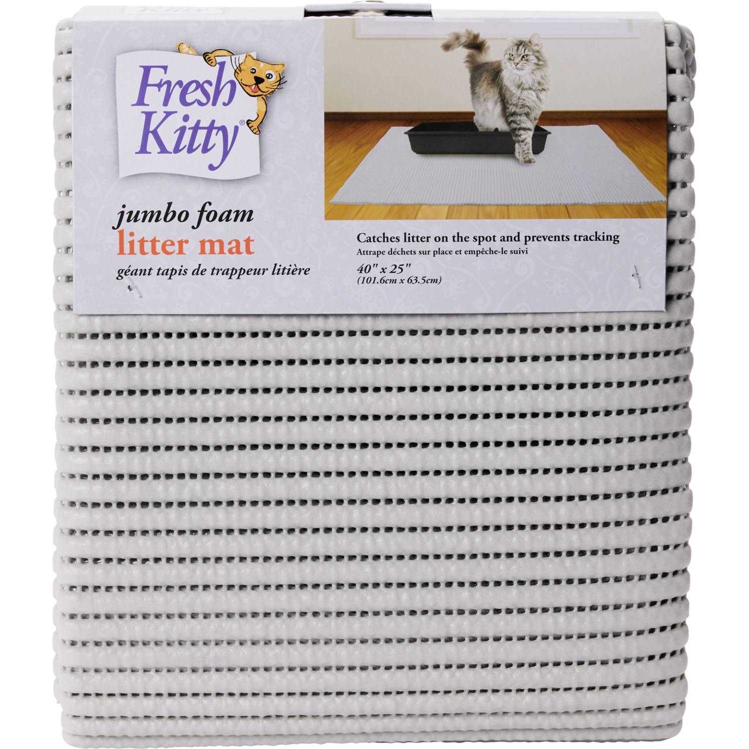 Alternative view of Fresh Kitty Jumbo Foam Litter Mat