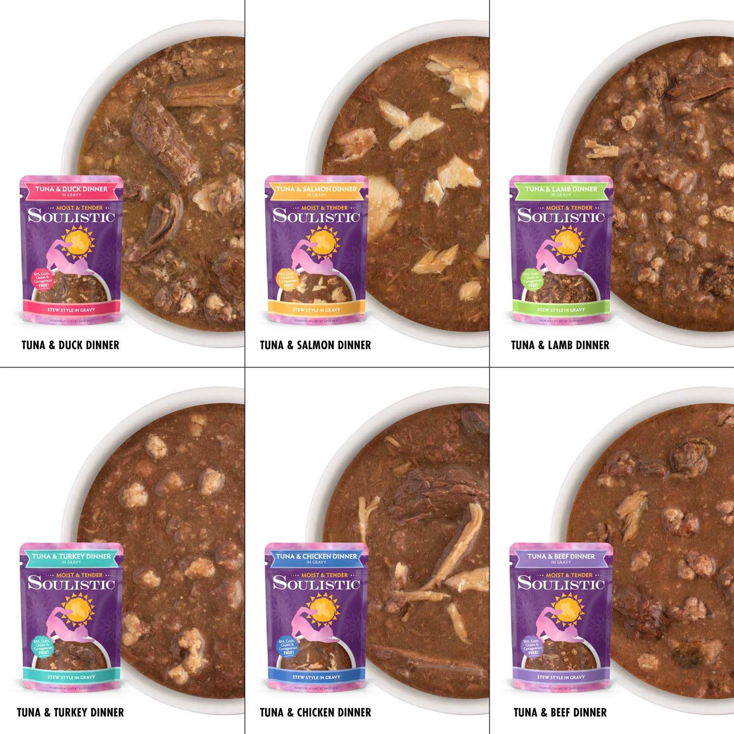 Alternative view of Soulistic Moist & Tender Variety Pack Wet Cat Food