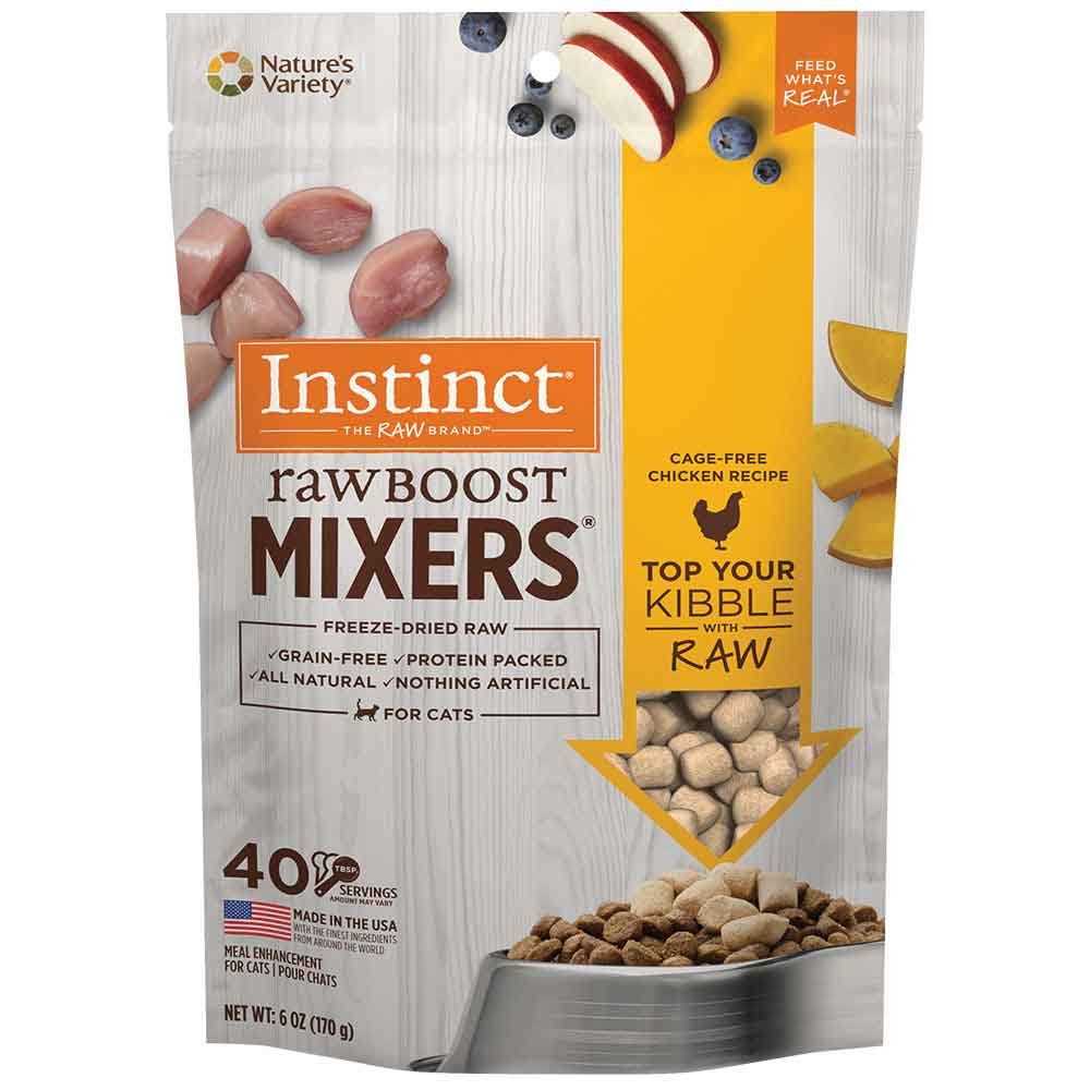 Instinct Raw Boost Mixers Chicken Recipe Freeze-Dried Cat Food Topper