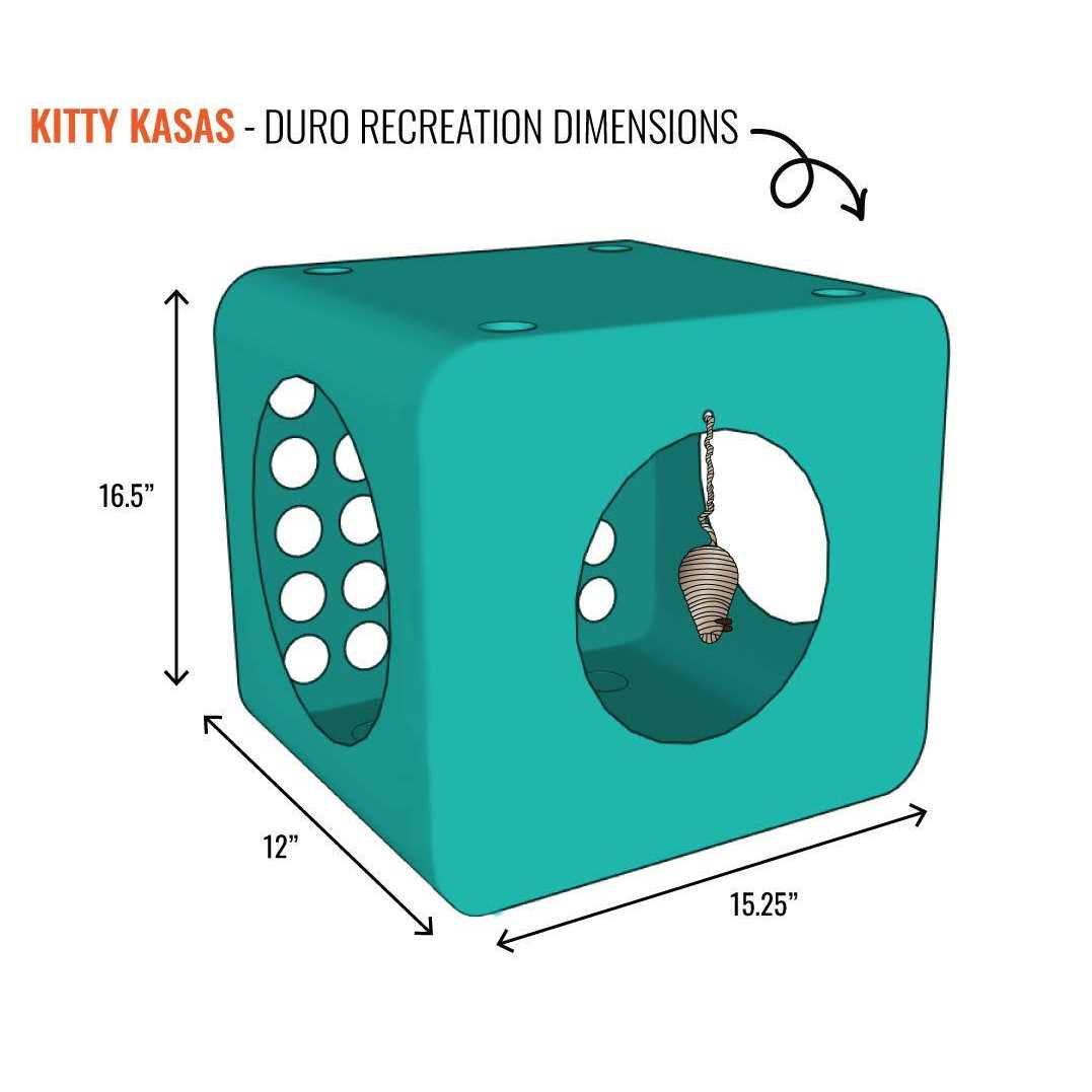 Alternative view of Kitty Kasas New! Duro Series cat House KKR1-115