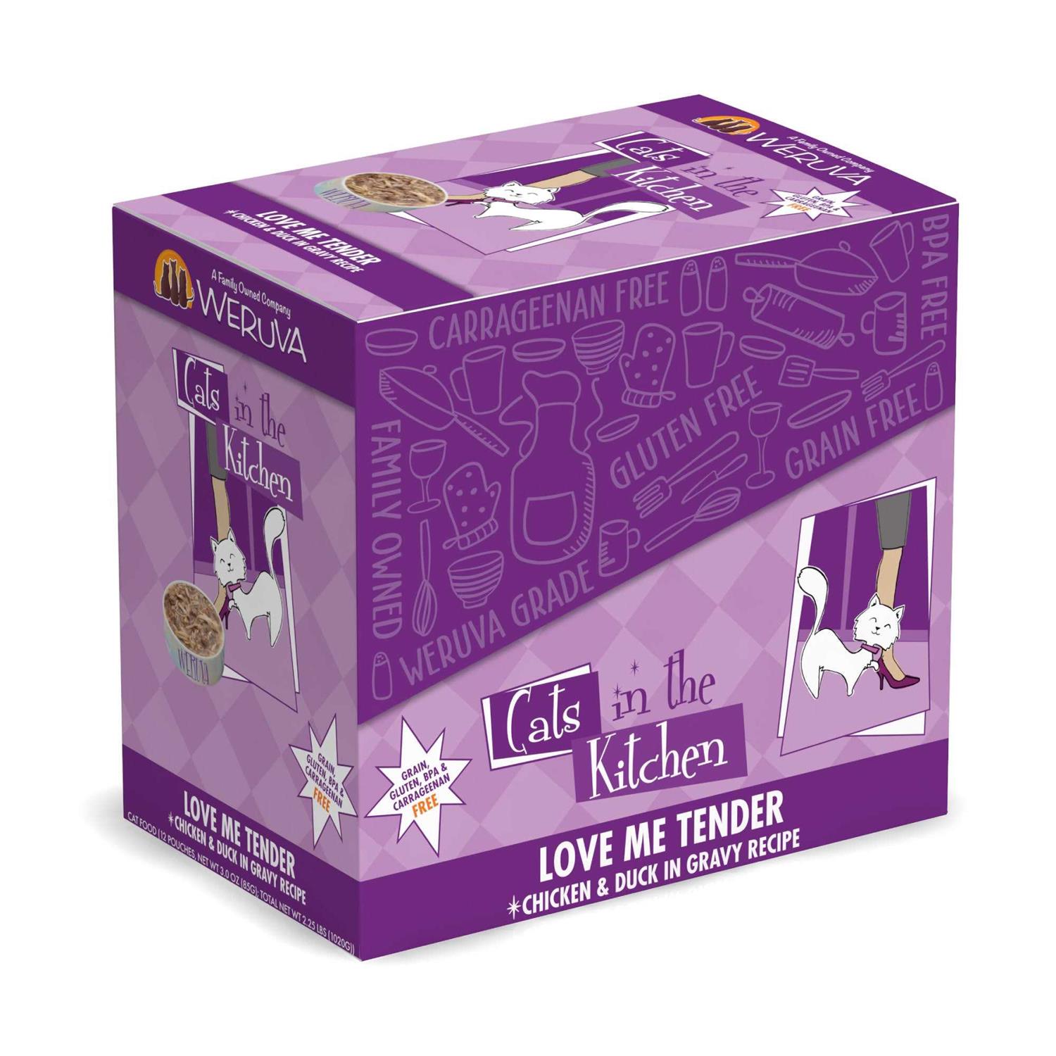 Alternative view of Weruva Cats in The Kitchen Love Me Tender Pouches Wet Cat Food
