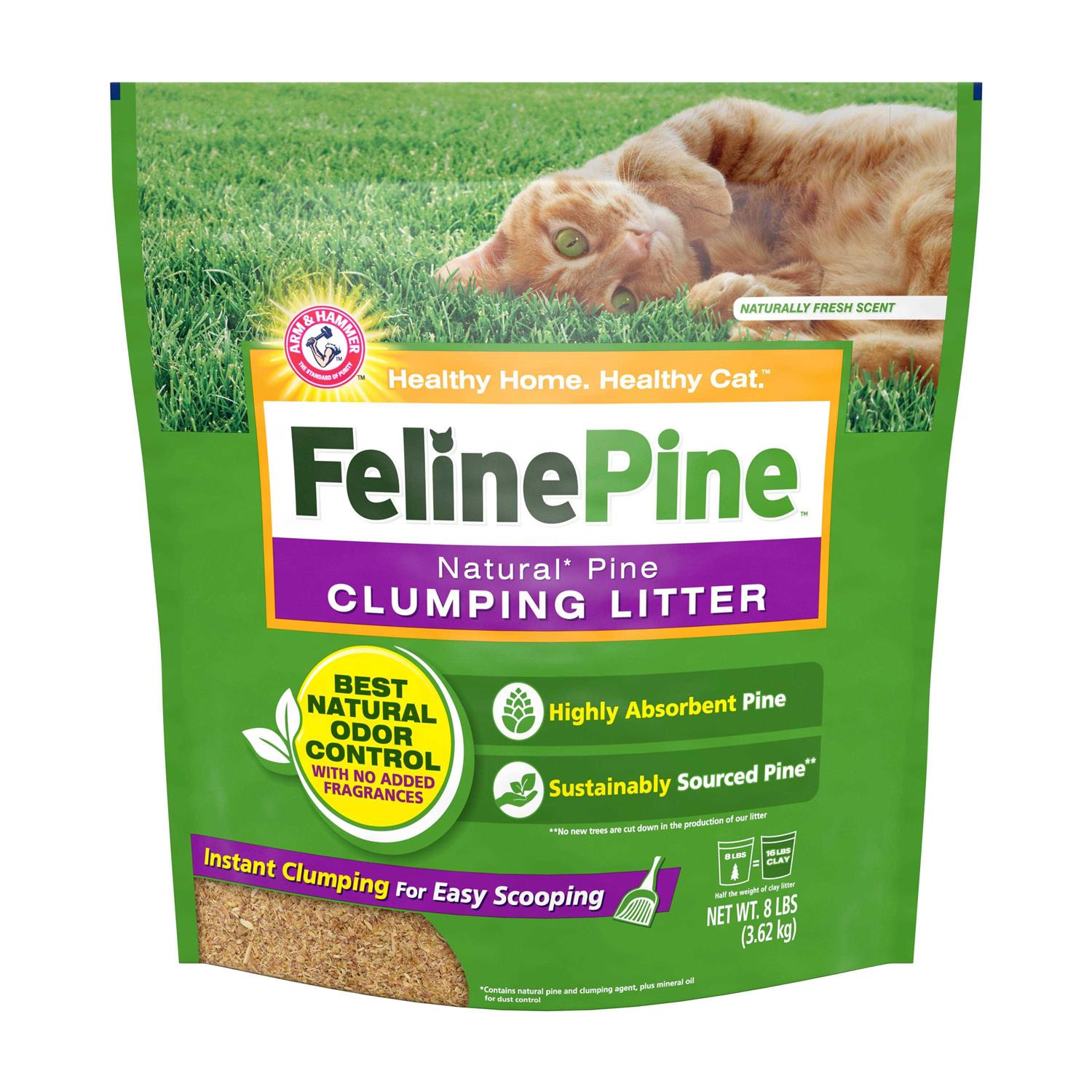 Feline Pine Clumping Cat Litter