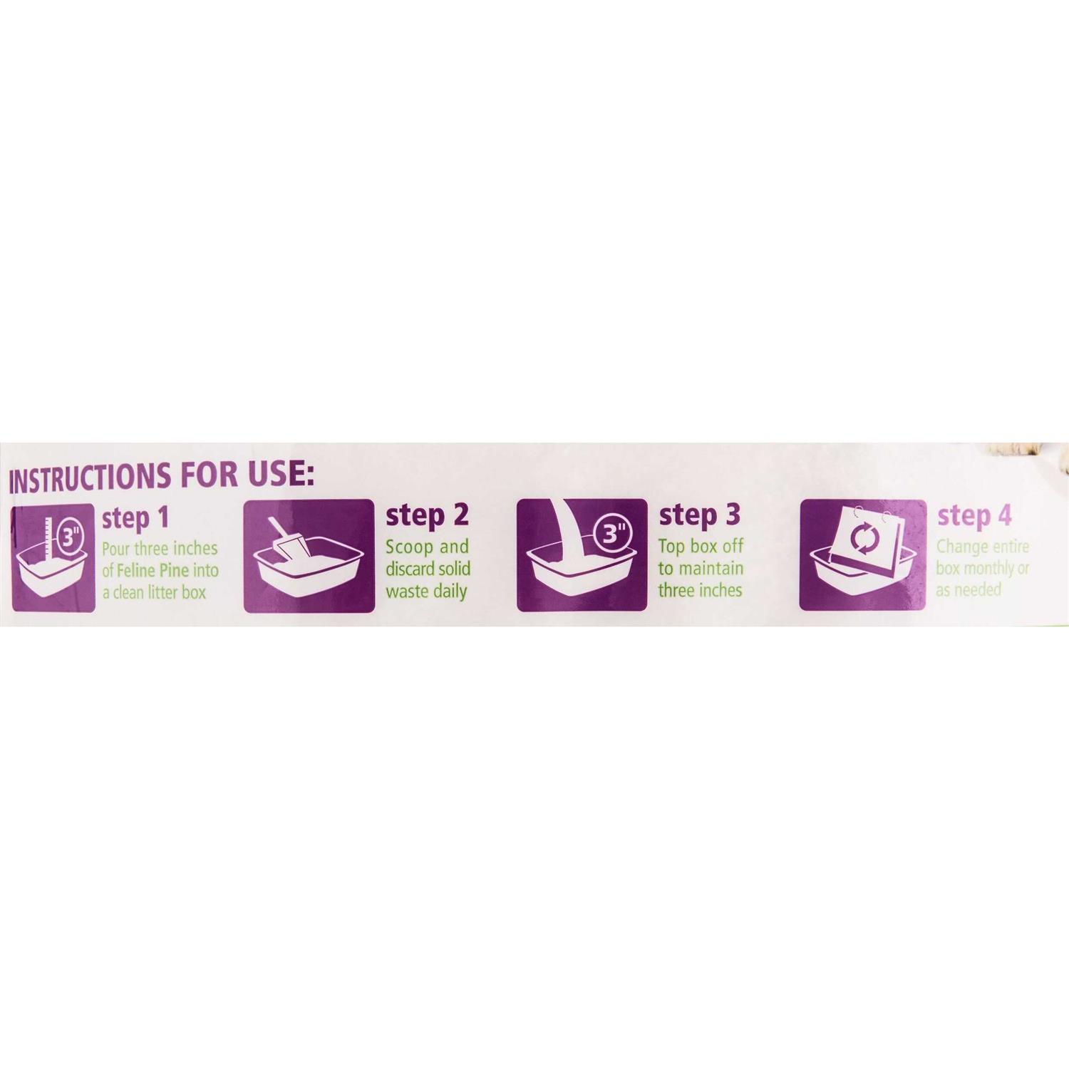 Alternative view of Feline Pine Clumping Cat Litter