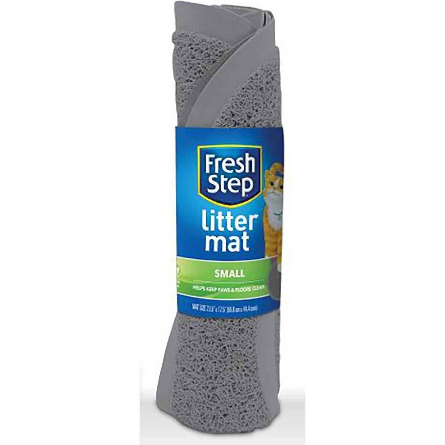 Fresh Step Products Grey Cat Shaped Litter Trapper Keeper Mat