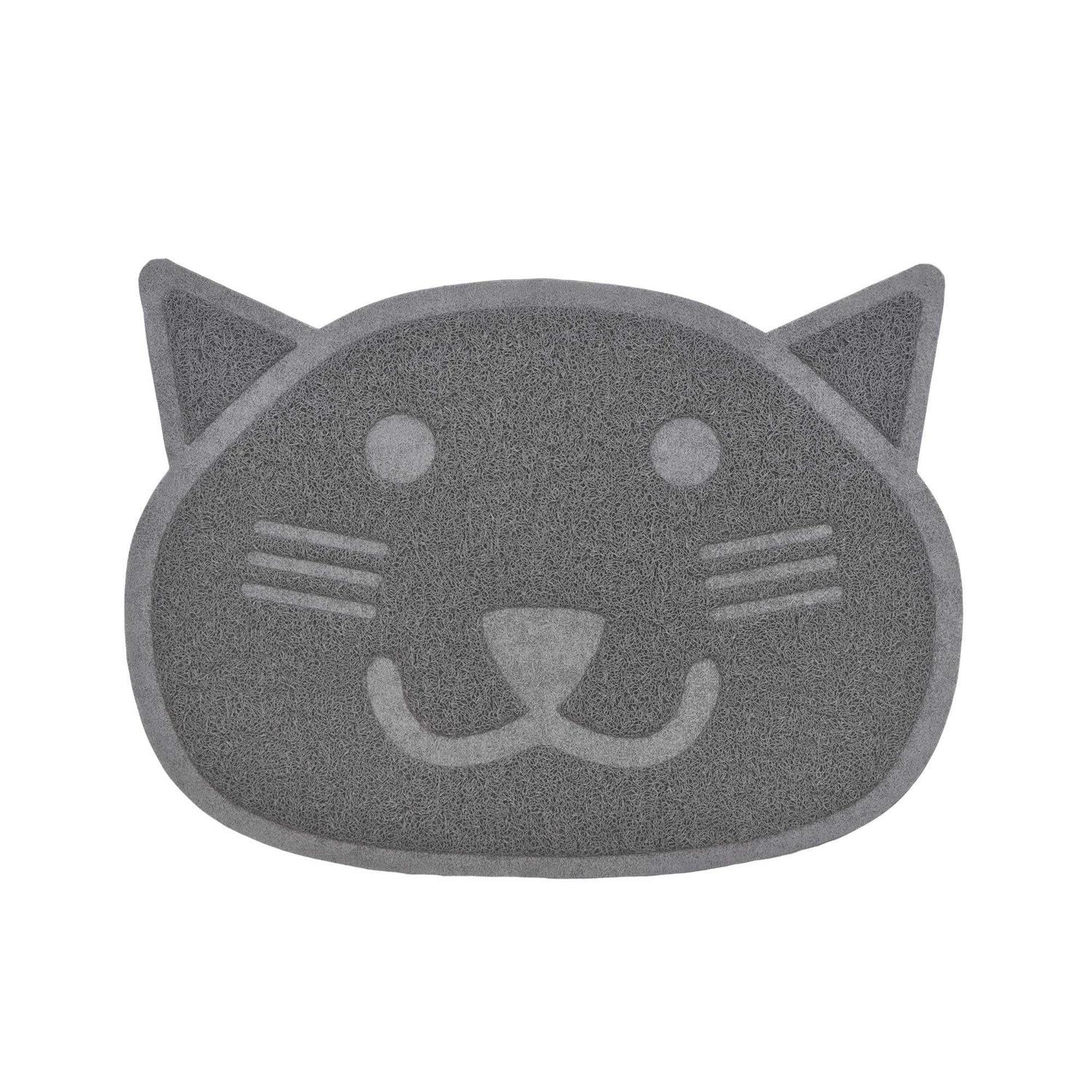 Alternative view of Fresh Step Products Grey Cat Shaped Litter Trapper Keeper Mat