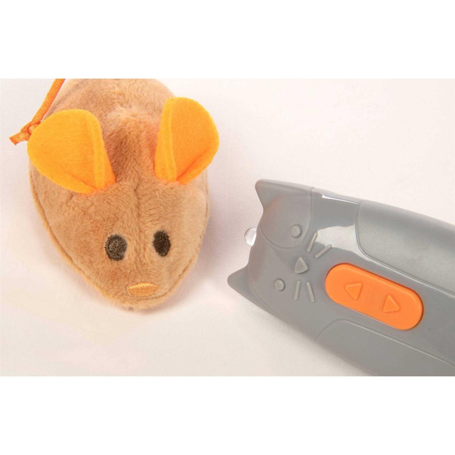 Alternative view of SmartyKat Race 'N' Chase Electronic Remote Control Mouse Cat Toy