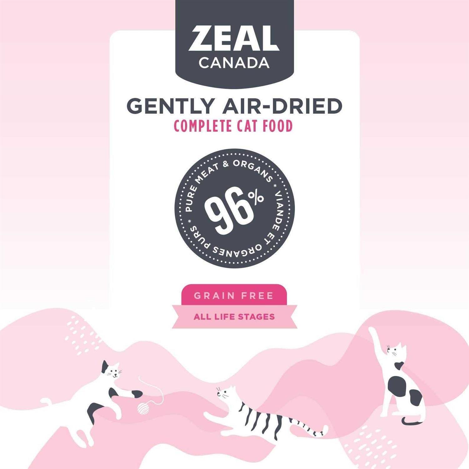 Alternative view of Zeal Canada Salmon & Turkey Recipe Grain-Free Gently Air-Dried Cat Food