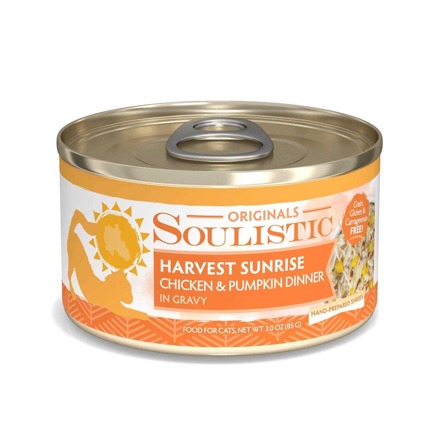 Soulistic Originals Harvest Sunrise Chicken & Pumpkin Dinner in Gravy Wet Cat Food