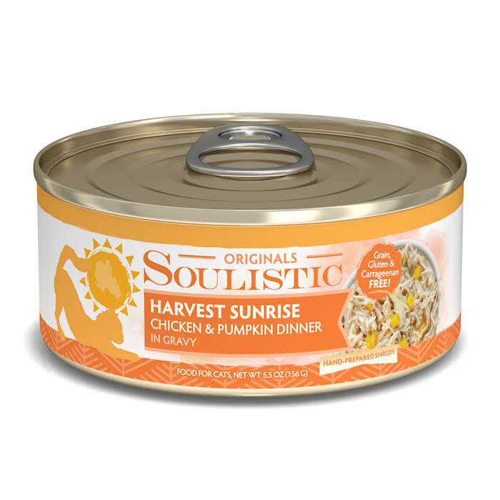 Soulistic Originals Harvest Sunrise Chicken & Pumpkin Dinner in Gravy Wet Cat Food