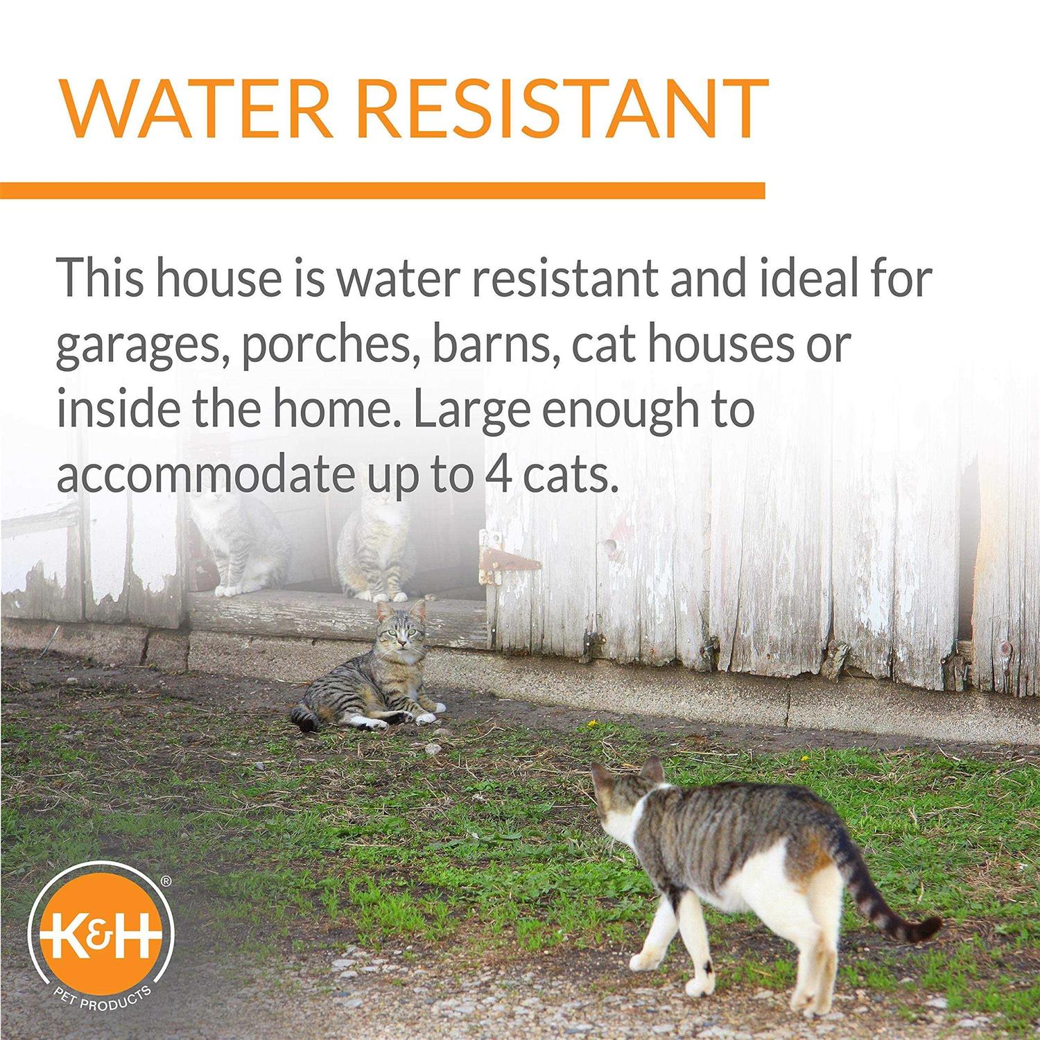 Alternative view of K H Pet Products Outdoor Heated Kitty A-Frame