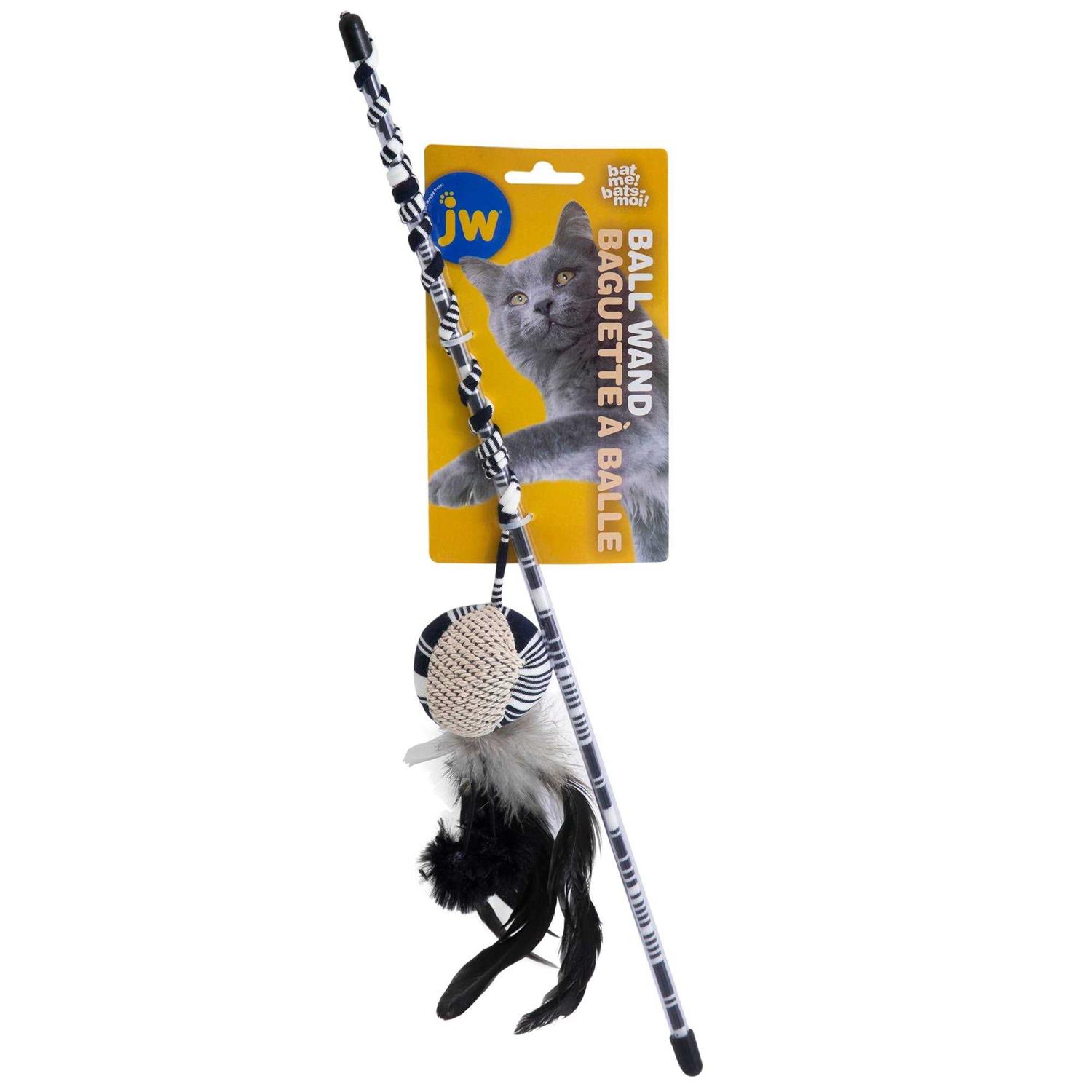 JW Pet Cataction Ball with Wand Cat Toy